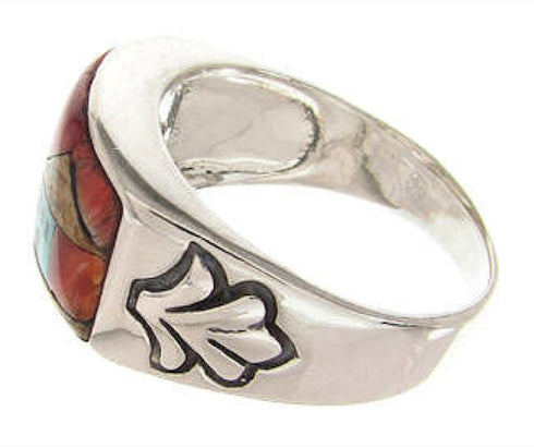 Multicolor Jewelry Native American Design Ring Size 11-1/2 YS67180